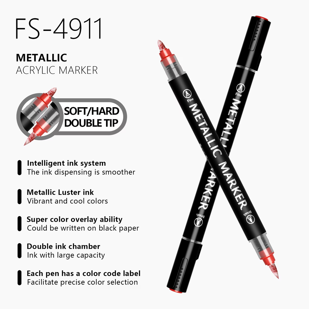 Flysea 12/24 Color Metallic Ac - Copic Marker Classic recension och pris