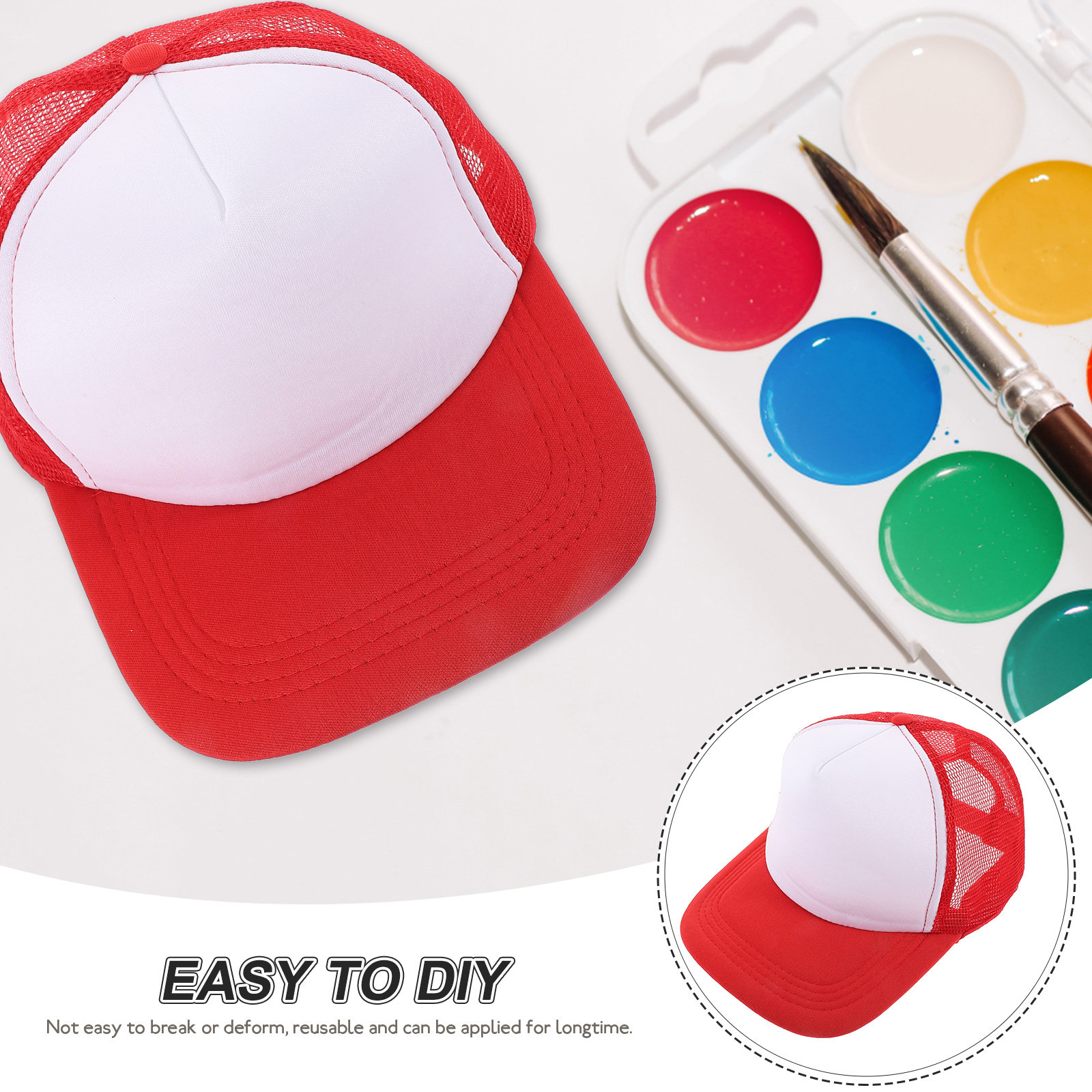 10Pcs Blank Heat Transfer Base - Hat Sublimation Blank recension och pris