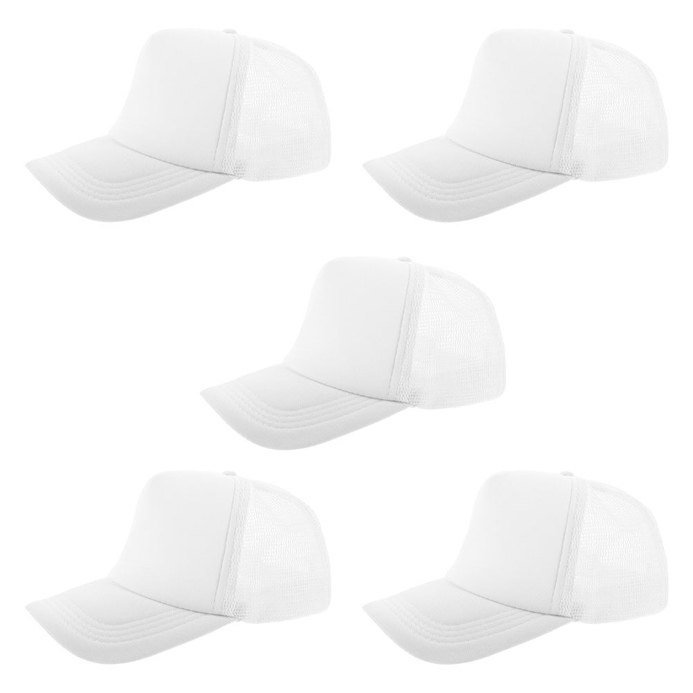 5Pcs Blank Baseball Cap Mesh B - Hat Sublimation Blank recension och pris